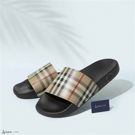 burberry slides australia|burberry vintage check slides.